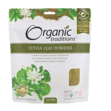 Traditions, Stevia-Blattpulver, 3,5 oz (100 g)