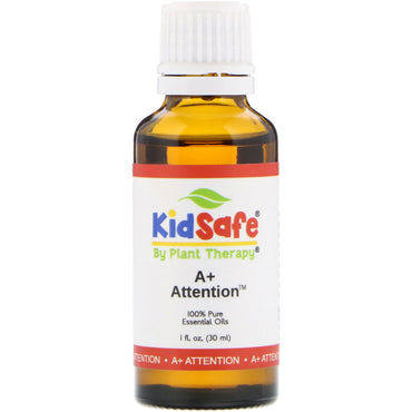 Plant Therapy, KidSafe, aceite esencial 100 % puro, atención A+, 1 fl oz (30 ml)