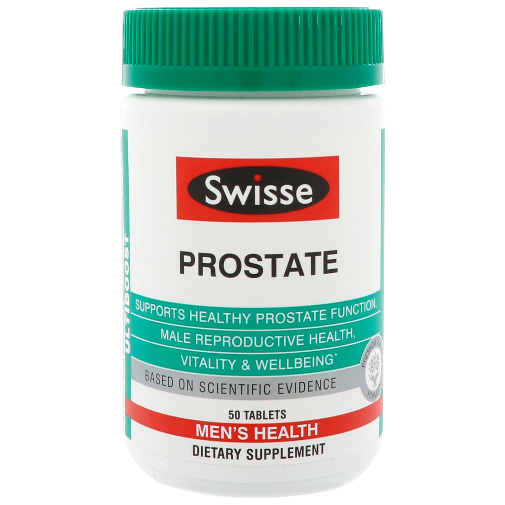 Swisse, Ultiboost, Prostata, Mäns hälsa, 50 tabletter