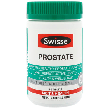 Swisse, Ultiboost, Próstata, Saúde Masculina, 50 Comprimidos