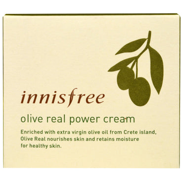 Innisfree, Crème Real Power aux olives, 1,7 oz (50 ml)