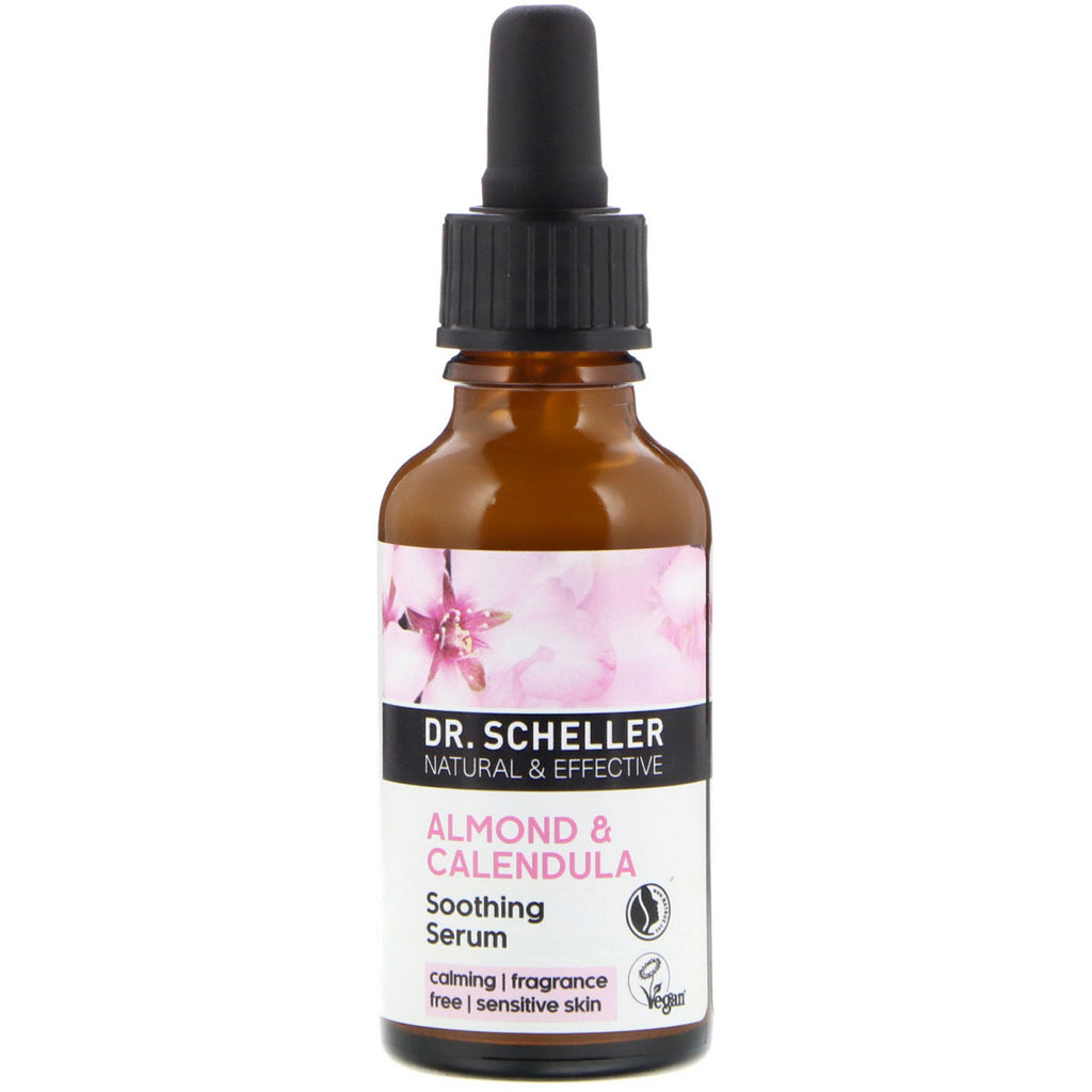 Dr. Scheller, verzachtend serum, amandel en calendula, 1.0 fl oz (30 ml)