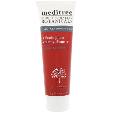 Meditree, Pure Australian Botanicals, Kakadu Plum Creamy Cleanser, til yngre hud, 3,5 oz (100 g)