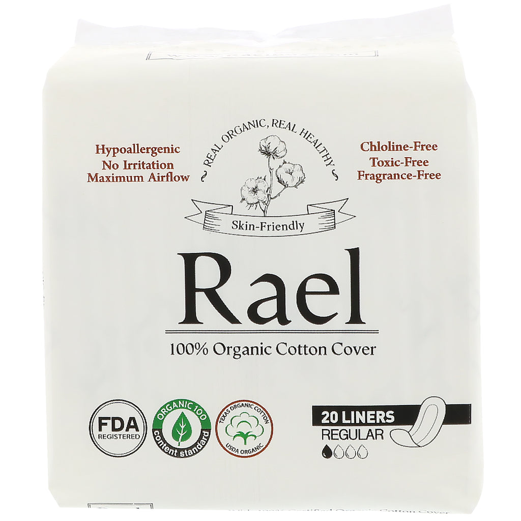 Rael, protegeslips, regular, 20 protectores