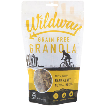 Wildway, granola sin cereales, plátano y nuez, 8 oz (227 g)