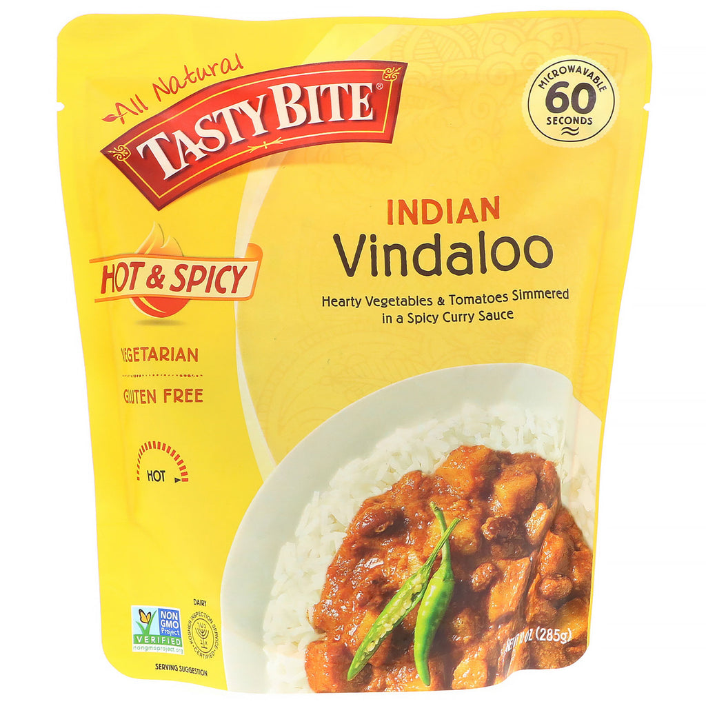 Tasty Bite, هندي، فيندالو، حار ومتبل، 10 أونصة (285 جم)