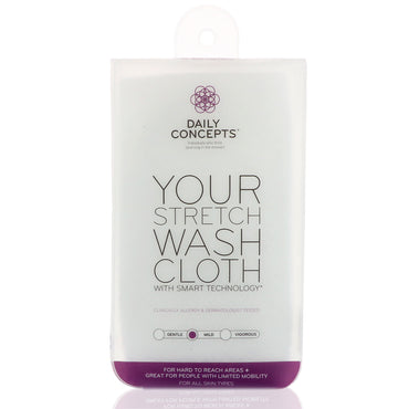 Daily Concepts, Your Stretch Wash Cloth, suave, 1 paño