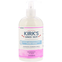 Kirk's, Odor Neutralizing Hand Wash, Rosemary & Sage, 12 fl oz (355 ml)