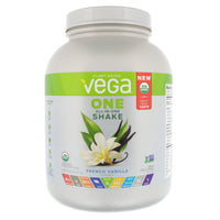 Vega, One, batido todo en uno, vainilla francesa, 3 lbs (1,6 kg)