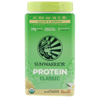 Sunwarrior, Classic Protein,  Plant-Based, Vanilla, 1.65 lb (750 g)