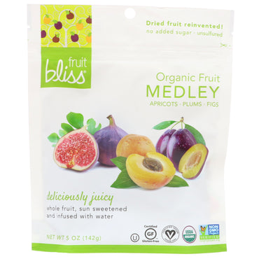 Fruit Bliss,  Fruit Medley, Apricots, Plums and Figs, 5 oz (142 g)