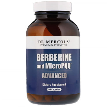 Dr. Mercola, Berberine met MicroPPQ Advanced, 90 capsules