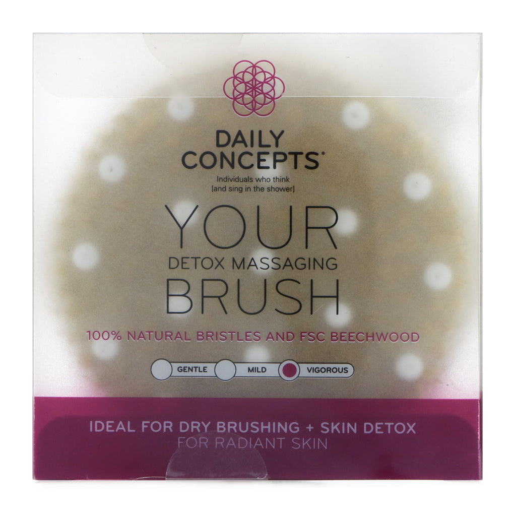 Daily Concepts, Your Detox Massaging Brush, Vigorous, 1 Brush