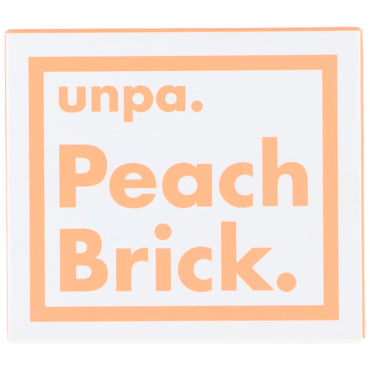 Unpa., Peach Brick, Tone-up sæbe, 120 g