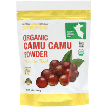 California Gold Nutrition, Superfoods,  Camu Camu Powder, 8.5 oz (240 g)