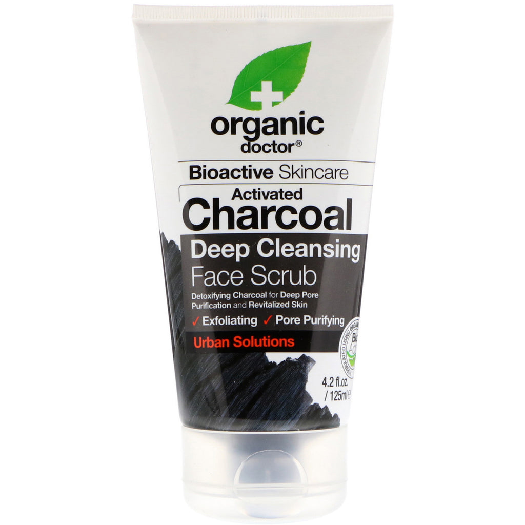 Doctor, Activated Charcoal Deep Cleansing Face Scrub, 4.2 fl oz (125 ml)