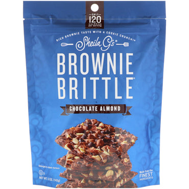 Sheila G's, Brownie Brittle, Chocolat Amande, 5 oz (142 g)