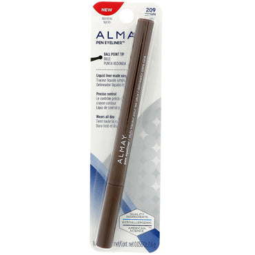 Almay, Pen Eyeliner, 209, Brown, 0.056 oz (1.6 g)