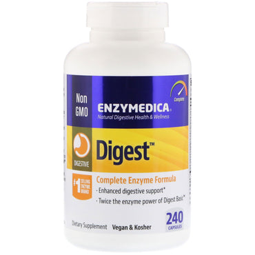 Enzymedica, Digest, 240 cápsulas