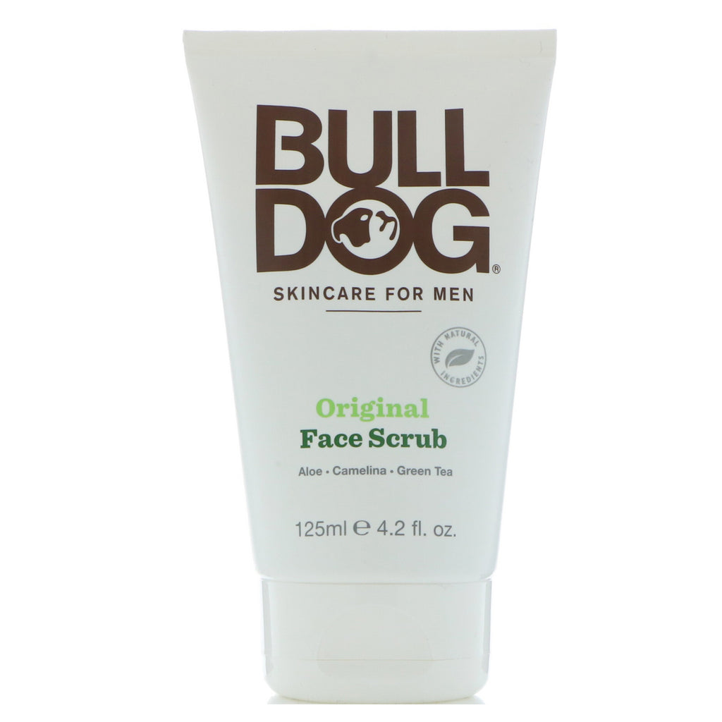 Bulldog Skincare For Men, Original Face Scrub, 4.2 ออนซ์ (125 มล.)