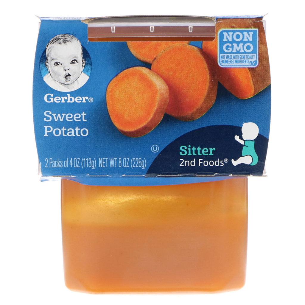 Gerber 2nd Foods Sweet Potato 2 Pack 4 oz (113 g) Each