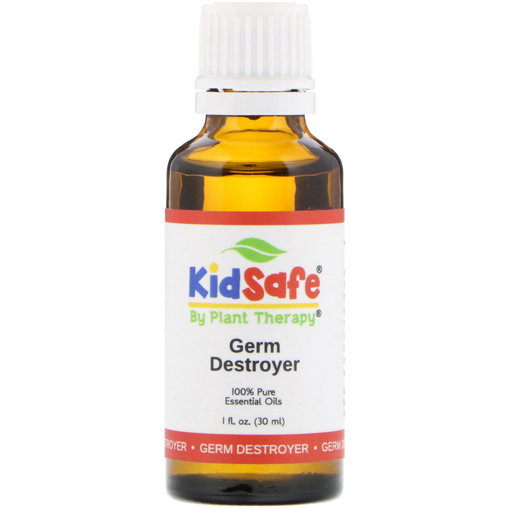 Plant Therapy, KidSafe, 100 % rena eteriska oljor, Germ Destroyer, 1 fl oz (30 ml)