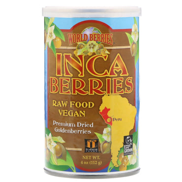 Fun Fresh Foods, World Berries, Bayas Incas, 4 oz (112 g)