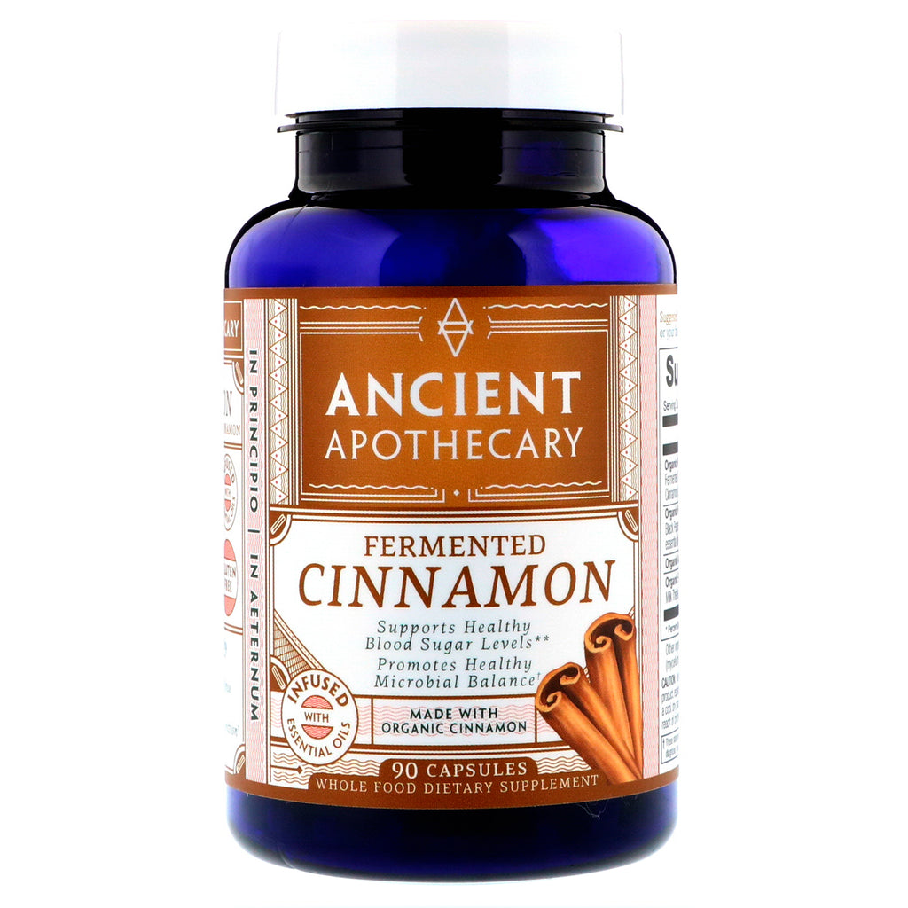 Ancient Apothecary, Fermented Cinnamon, 90 Capsules