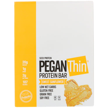 Julian Bakery, Pegan Thin Protein Bar, Sweet Sunflower, 12 Riegel, 12 Riegel, je 2,29 oz (65 g).