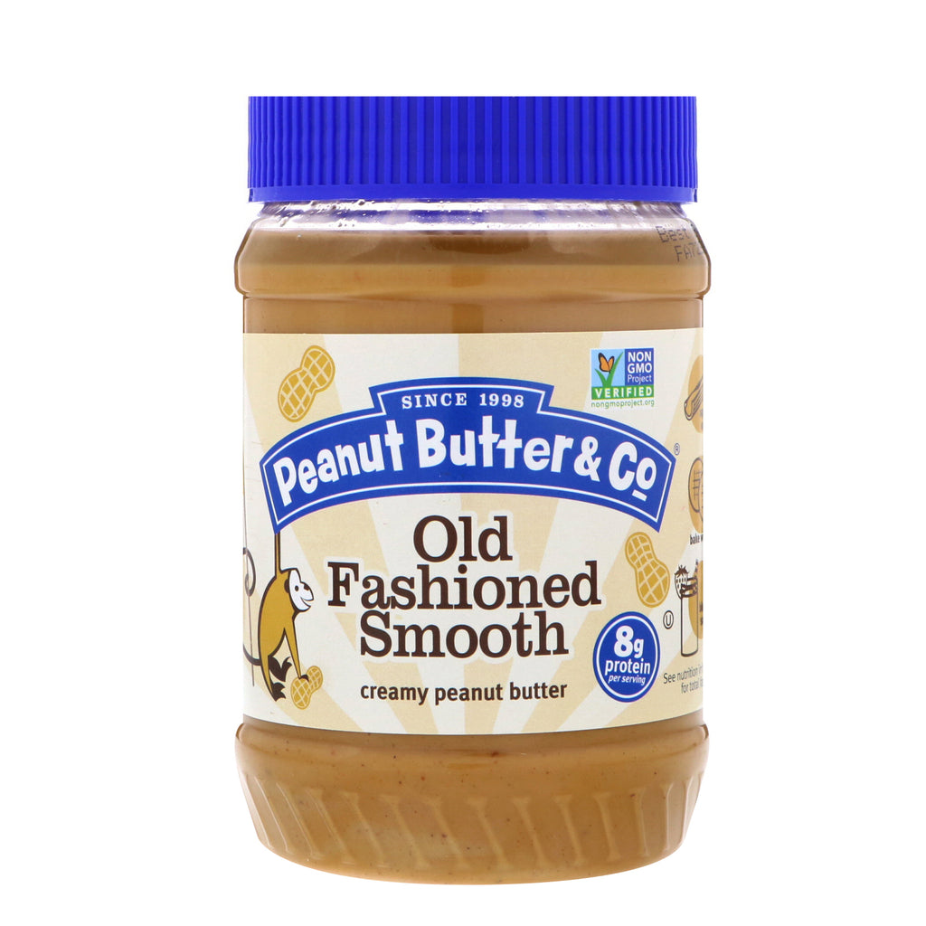 Peanut Butter & Co., Old Fashioned Smooth, Cremige Erdnussbutter, 16 oz (454 g)