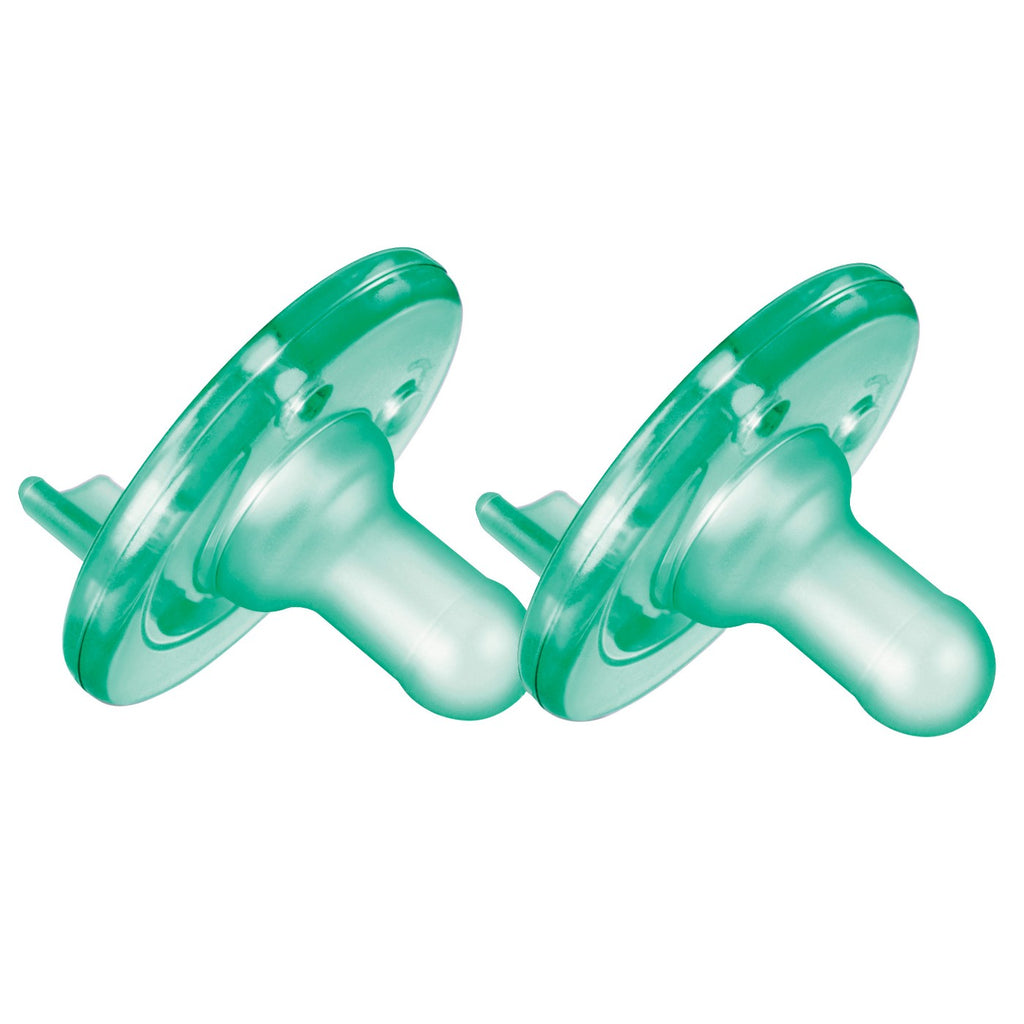 Philips Avent, Soothie Pacifier, Green, 0-3 Months, 2 Pack