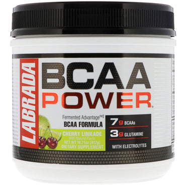 Labrada Nutrition, BCAA Power, Cherry Limeade, 14,71 oz (417 g)