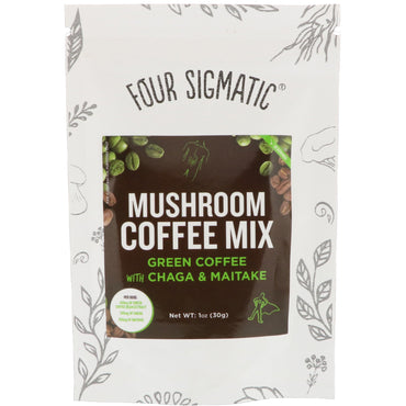Four Sigmatic, Pilzkaffeemischung, grüner Kaffee, 1 oz (30 g)