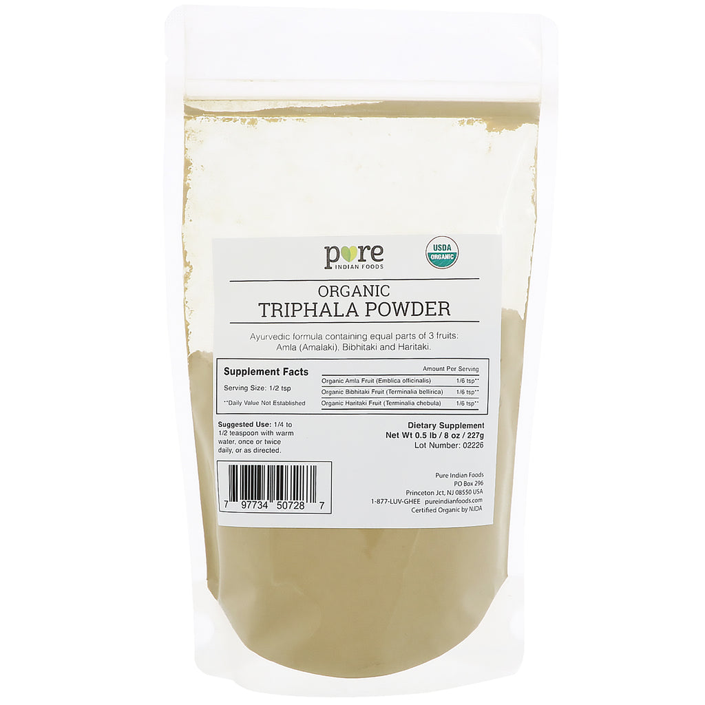 Pure Indian Foods,  Triphala Powder, 8 oz (227 g)