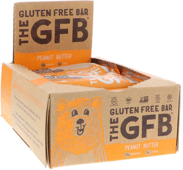 GFB, glutenfri bar, peanøttsmør, 12 barer, 2,05 oz (58 g)