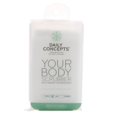 Daily Concepts, Ihr Körperwäscher, mild, 1 Scrubber