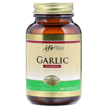 Life Time, Garlic with Parsley, 100 Softgels