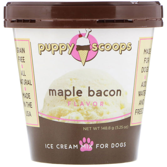 पिल्ला केक, कुत्तों के लिए आइसक्रीम मिक्स, मेपल बेकन स्वाद, 5.25 आउंस (148.8 ग्राम)