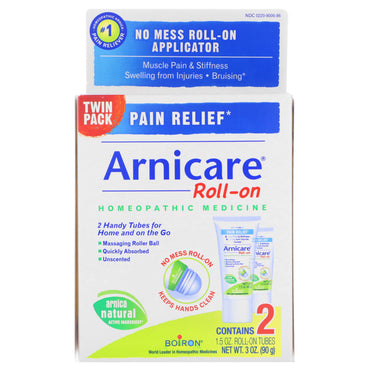 Boiron, Arnicare Roll-on, Pain Relief, 2 Tubes, 1.5 oz Each