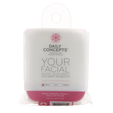Daily Concepts, Your Facial Micro Scrubber, Gentle, 1 Scrubber