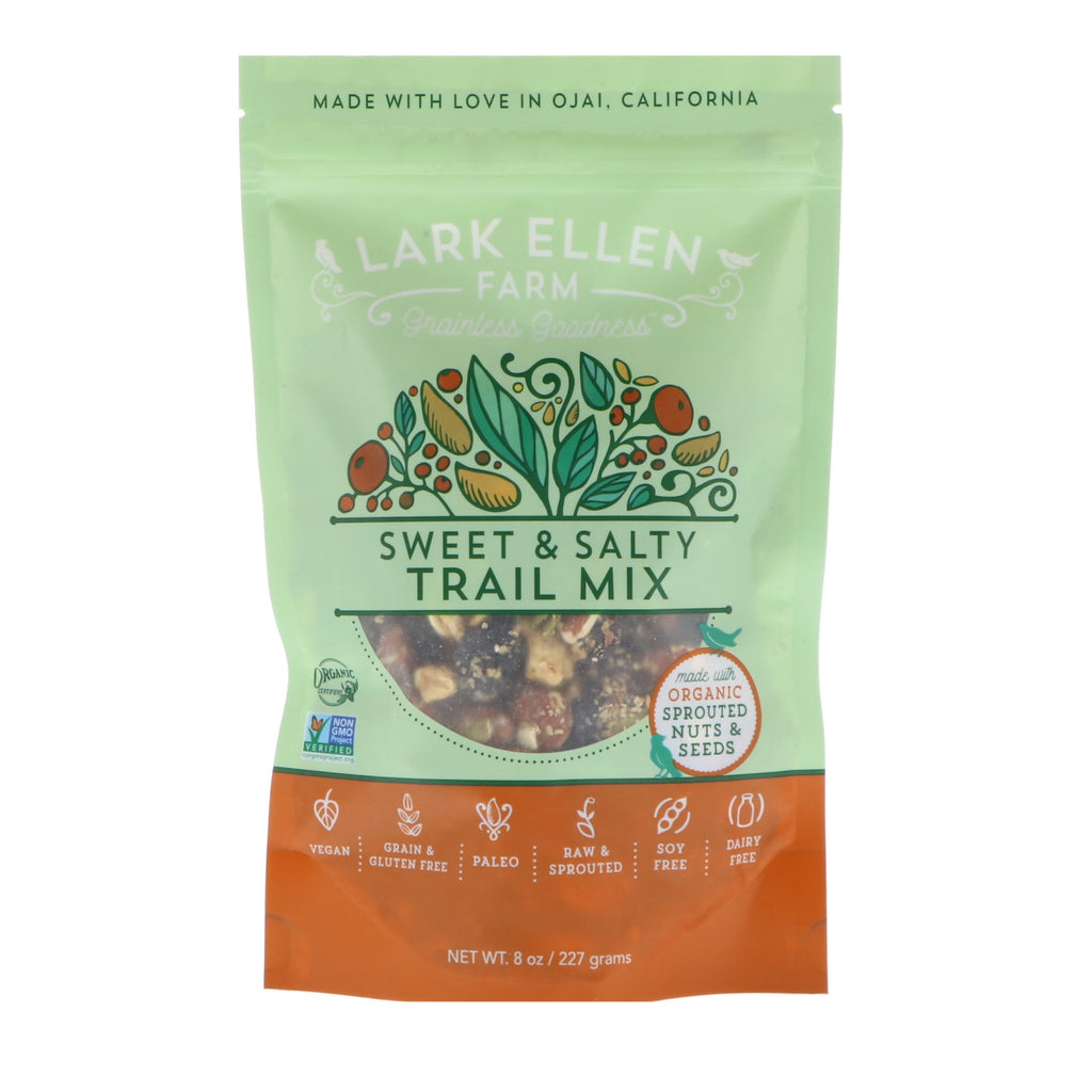ฟาร์ม Lark Ellen, Trail Mix, Sweet & Salty, 8 ออนซ์ (227 กรัม)