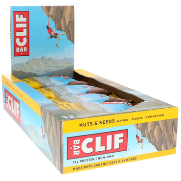Clif Bar Energieriegel Nüsse und Samen 12 Riegel à 2,40 oz (68 g).