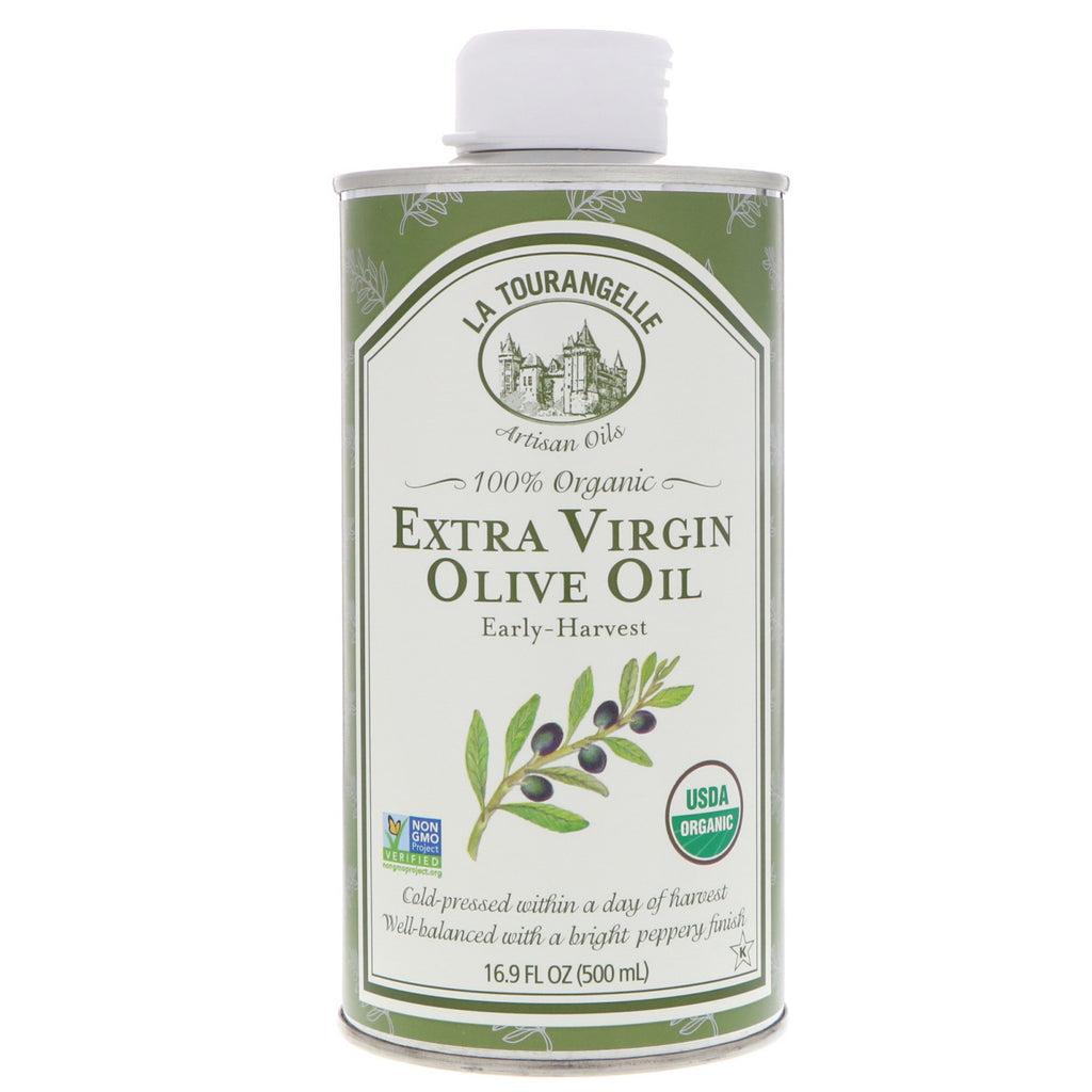 La Tourangelle, 100% , Extra Virgin Olive Oil, 16.9 fl oz (500 ml)
