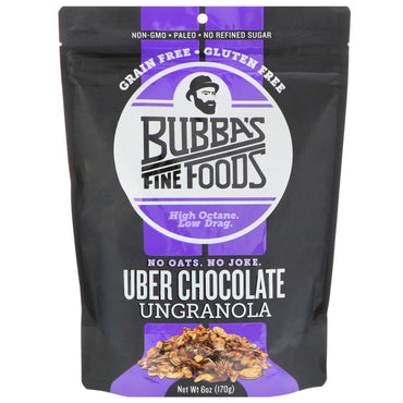 Bubba's Fine Foods, アングラノーラ、Uber チョコレート、6 オンス (170 g)