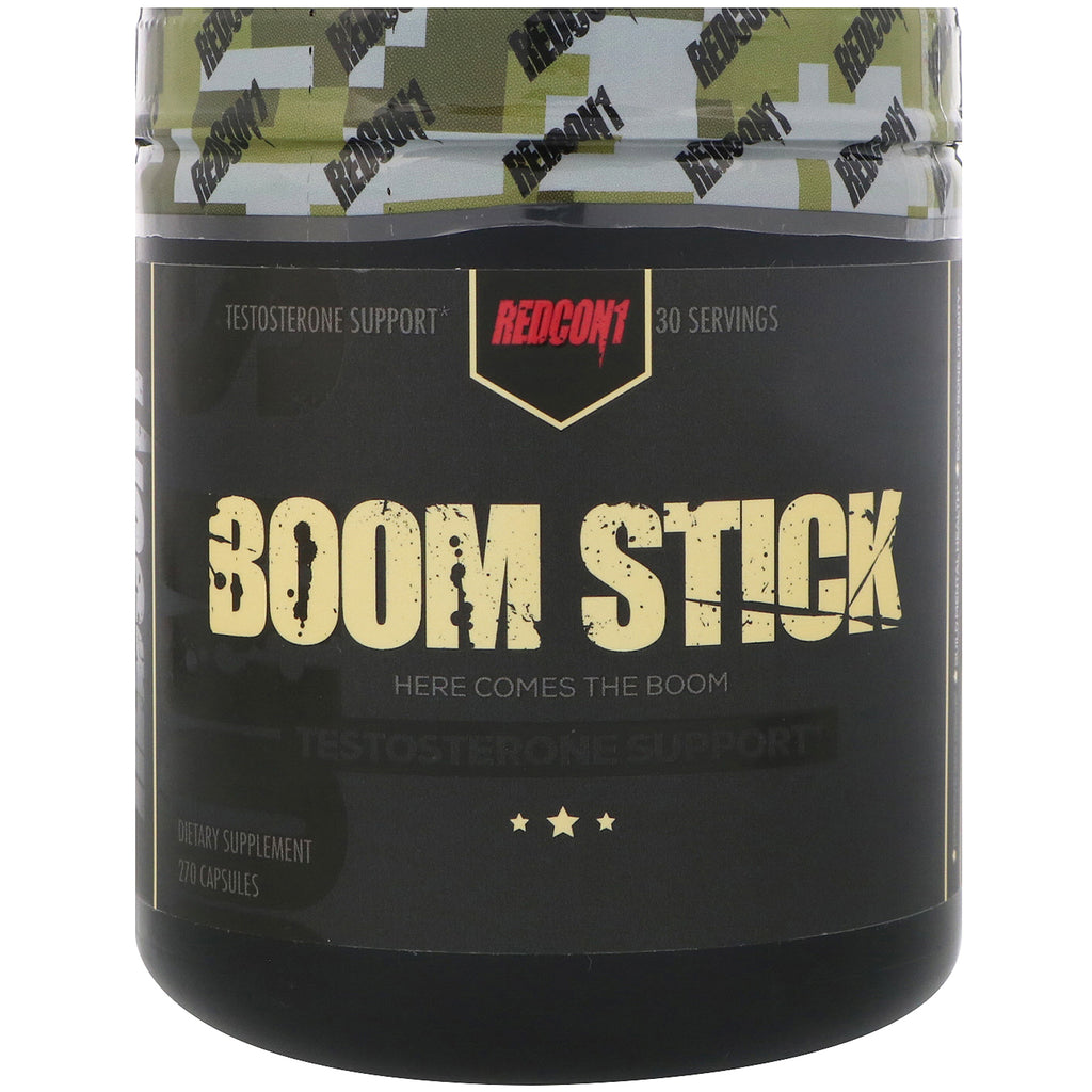Redcon1, boom stick, testosteron støtte, 270 kapsler
