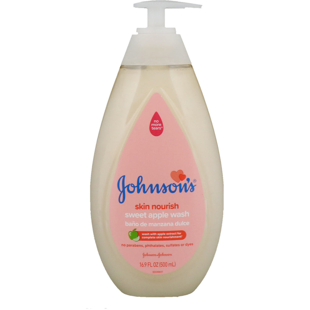 Johnson's Skin Nourish Sweet Apple Wash 16.9 fl oz (500 ml)
