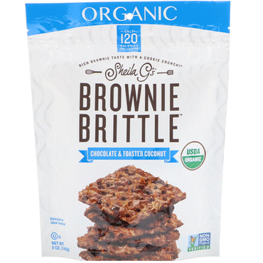 Sheila G's, , Brownie Brittle, Chocolate & Toasted Coconut, 5 oz (142 g)