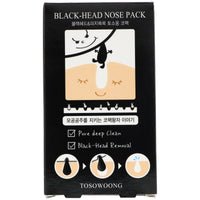 Tosowoong, Black-Head Nose Pack, 8 Sheets
