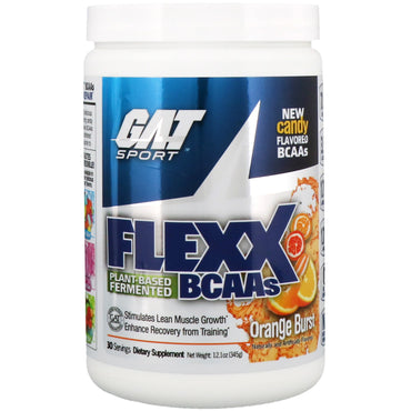 GAT, Flexx BCAAs, Orange Burst, 12.1 oz (345 g)