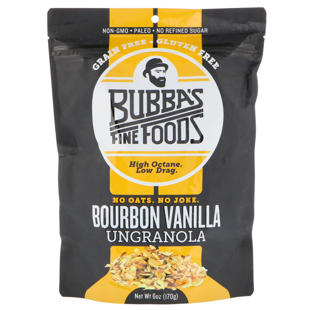 Bubba's Fine Foods, UnGranola, บูร์บองวานิลลา, 6 ออนซ์ (170 กรัม)